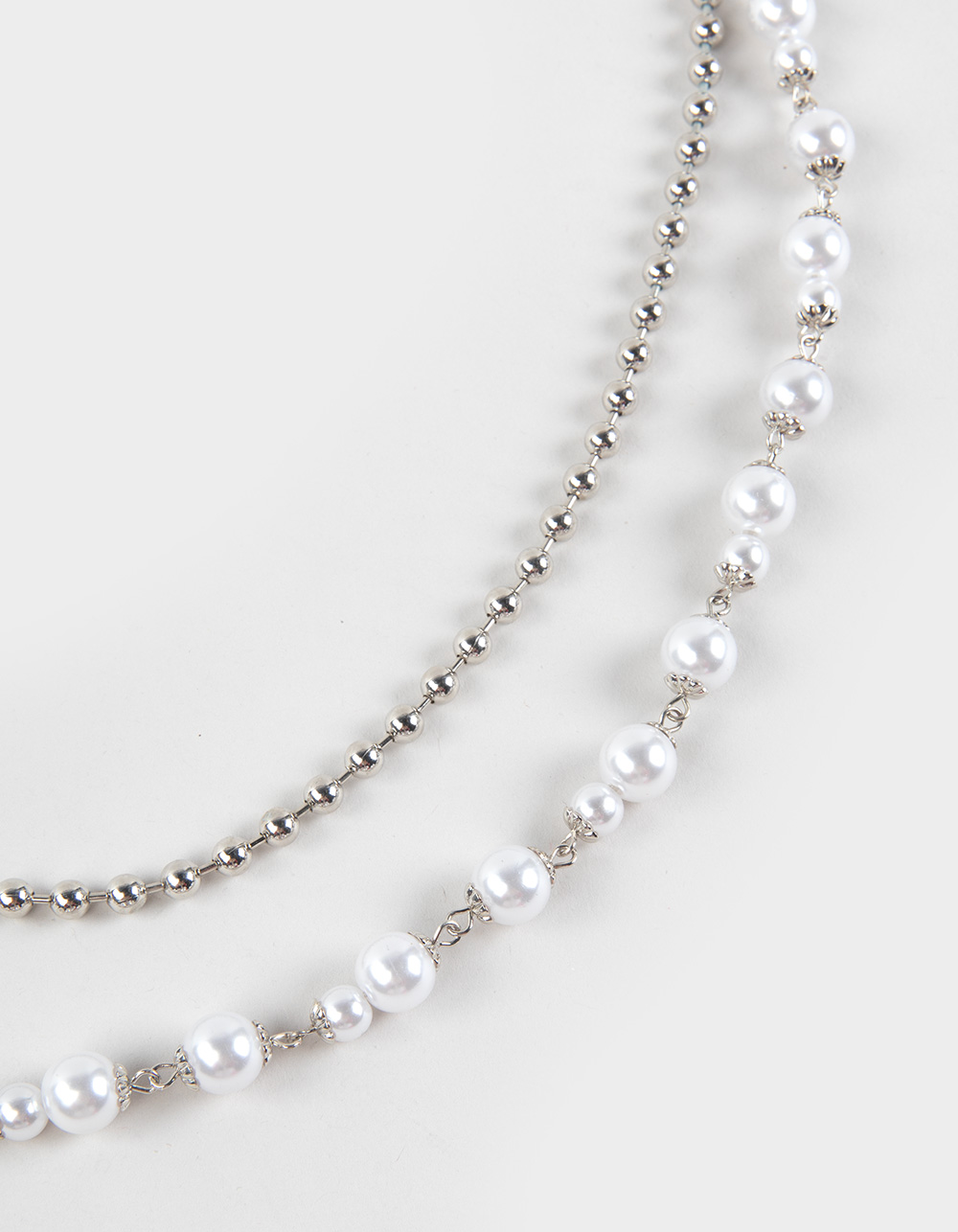 FULL TILT Pearl Wallet Chain - SILVER