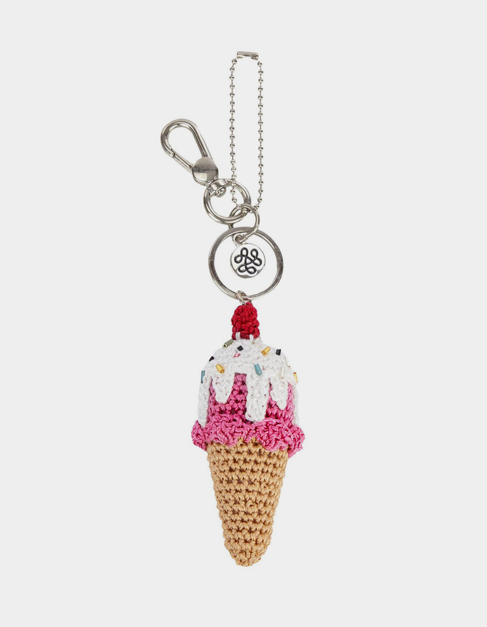 THE SAK Strawberry Ice Cream Yarnicharmz Dangle - STRAWBERRY
