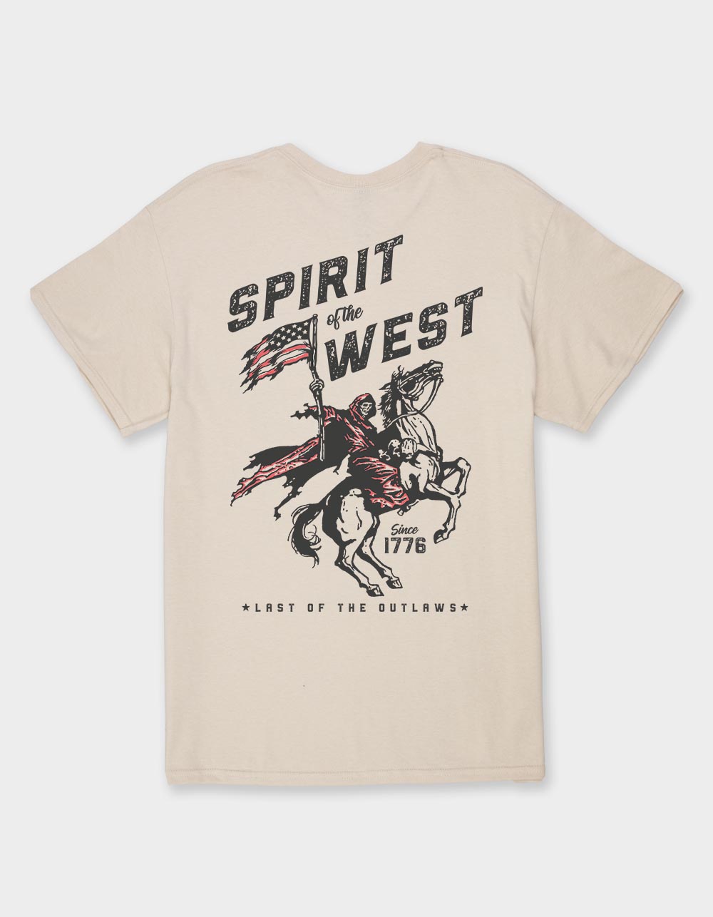 WESTERN Spirit Of The West Unisex Tee - SAND