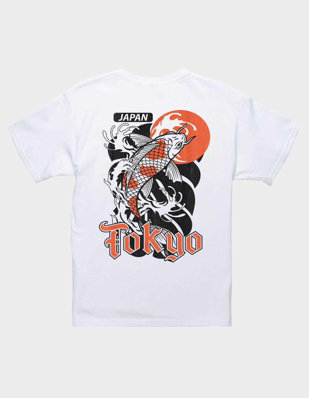 TOKYO Koi Fish Boys Tee - WHITE
