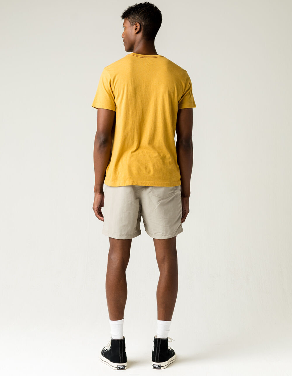 RSQ Nylon Mens Vintage Khaki Shorts - VINTAGE KHAKI | Tillys