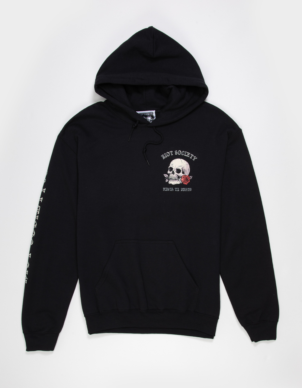 RIOT SOCIETY Fiesta Mens Hoodie - BLACK
