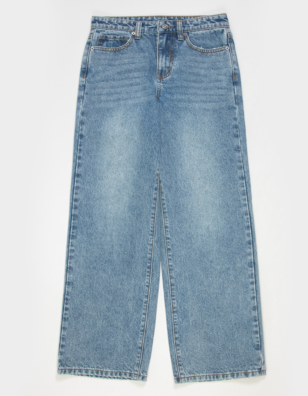 RSQ Boys Embroidered Extra Baggy Jeans - MEDIUM INDIGO