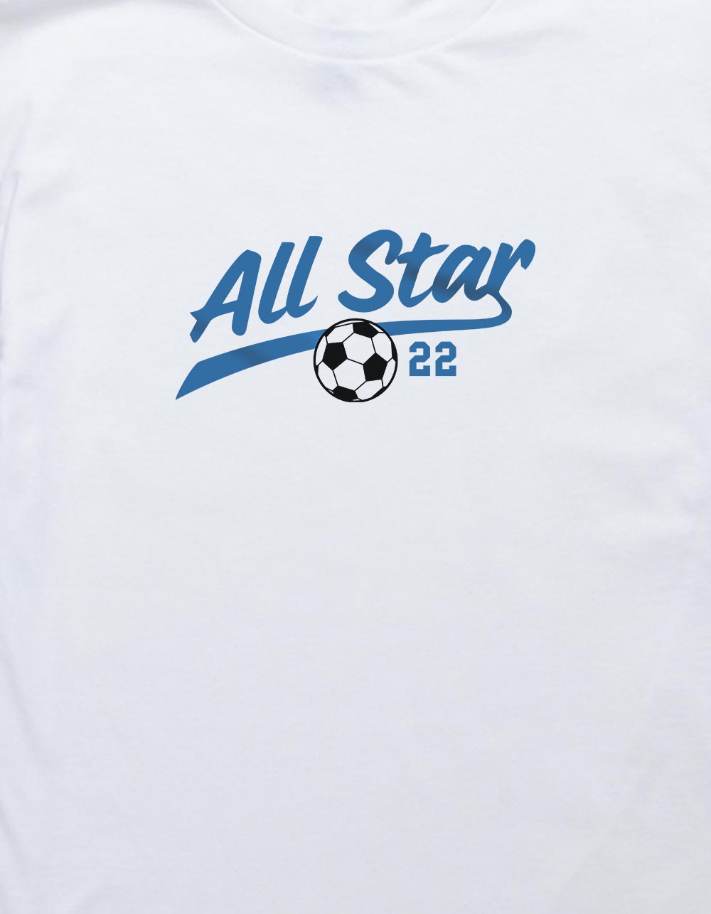 SOCCER All Star 22 Unisex Kids Tee - WHITE