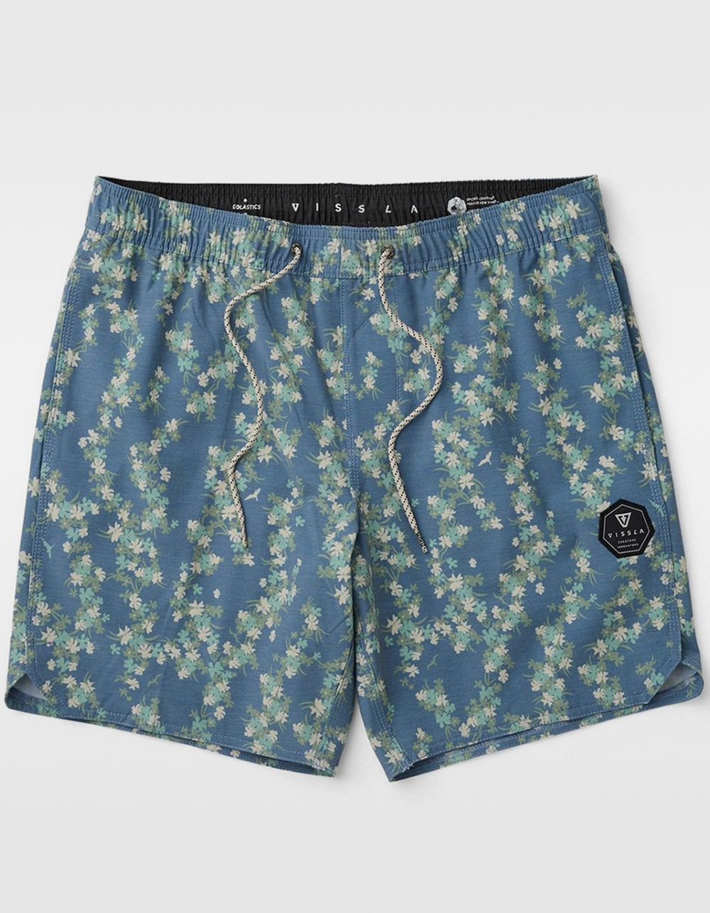 VISSLA Tropicanica Ecolastic Mens 16.5" Boardshorts - BLUE COMBO