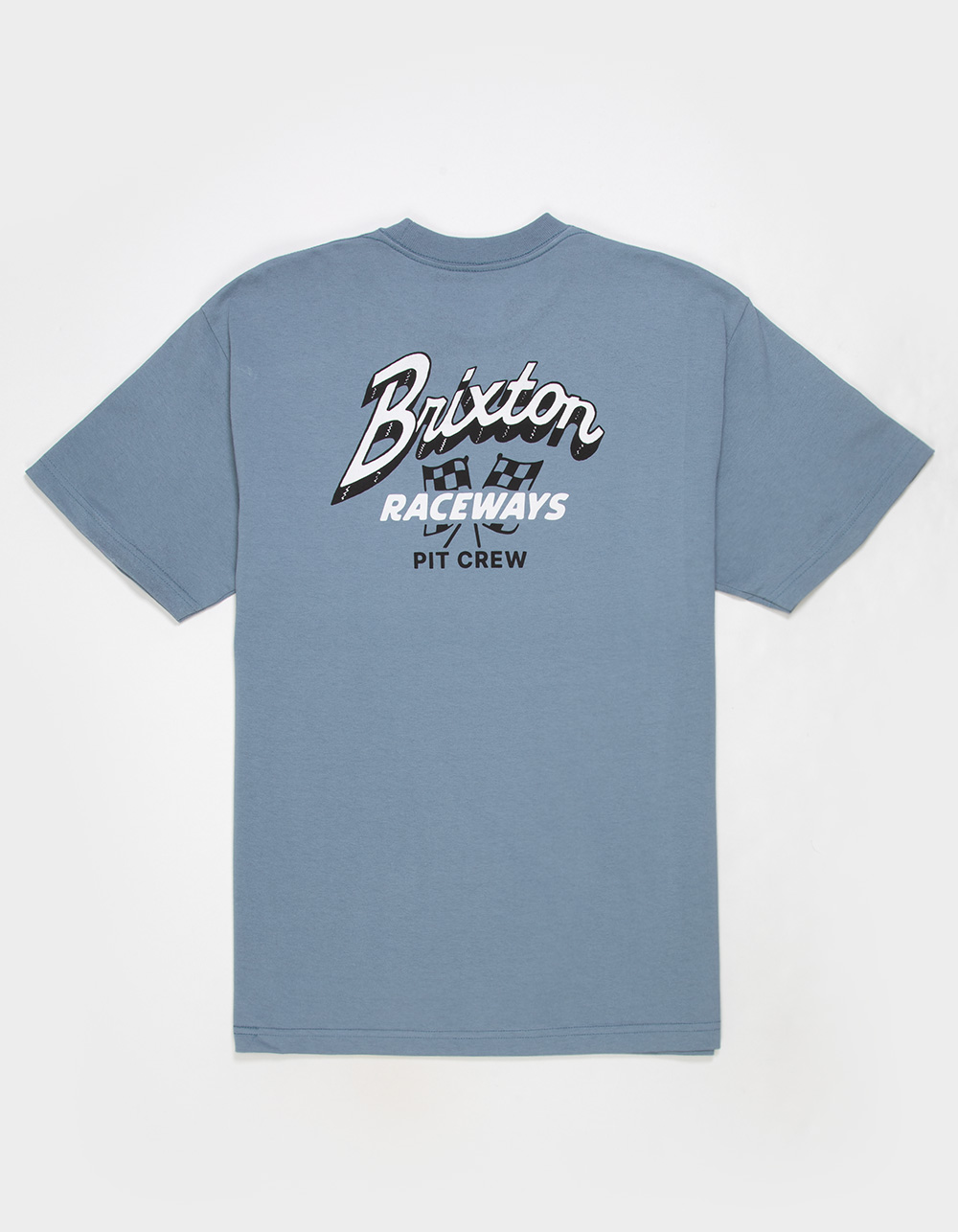 BRIXTON Clemont Mens Tee - STEEL BLUE