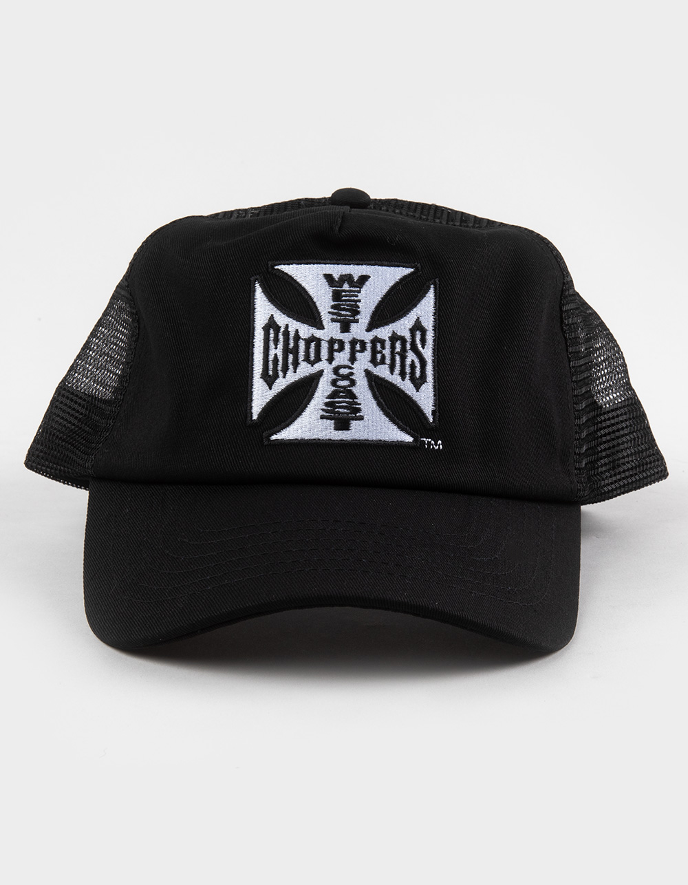 WEST COAST CHOPPERS Logo Trucker Hat - BLK/WHT