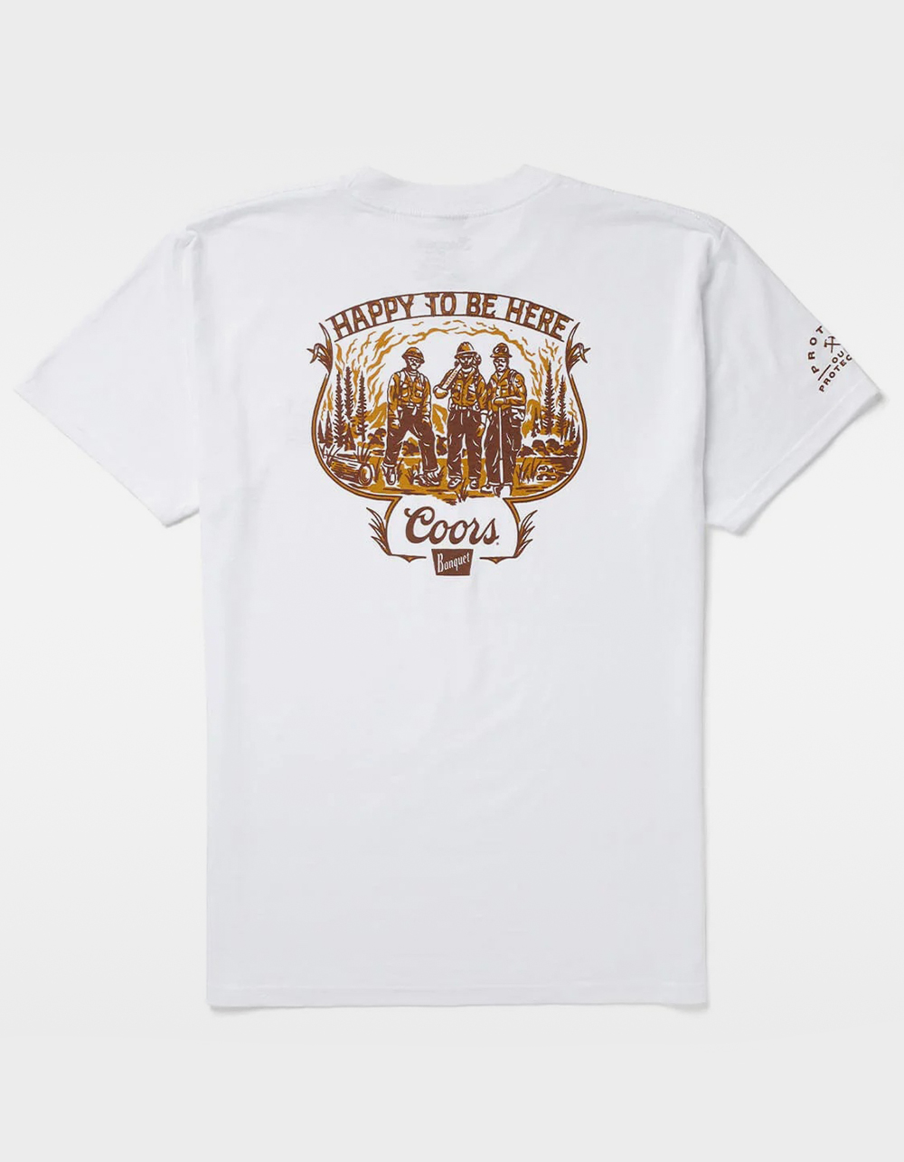 SEAGER x Coors Banquet Hotshots Mens Tee - WHITE