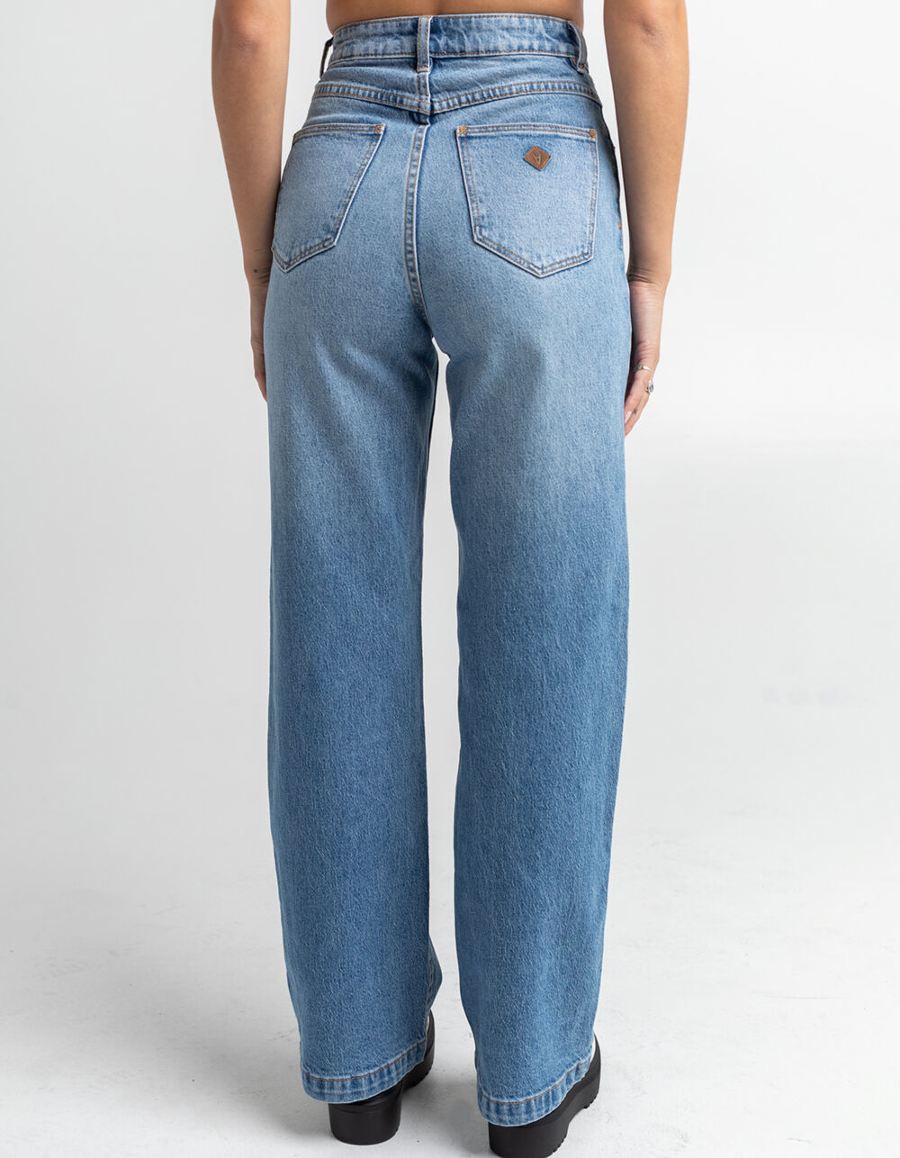 ABRAND A 94 High & Wide Womens Jeans - MEDIUM WASH | Tillys