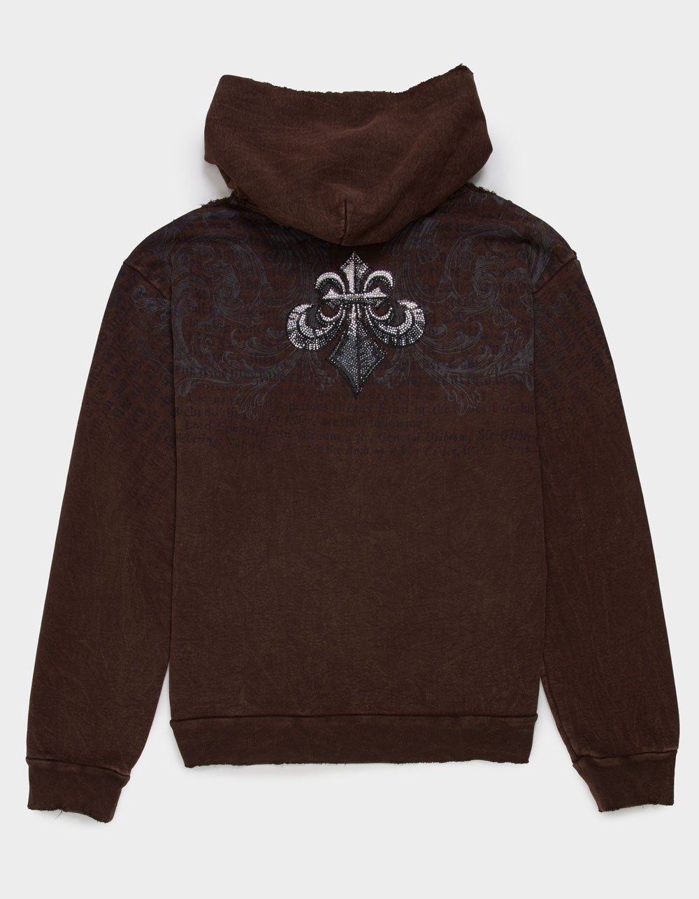 AFFLICTION Collapse Mens Hoodie - BROWN