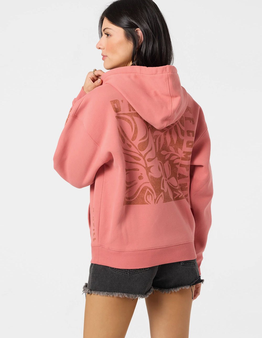 O'NEILL Stamp Womens Relaxed Hoodie - RUST
