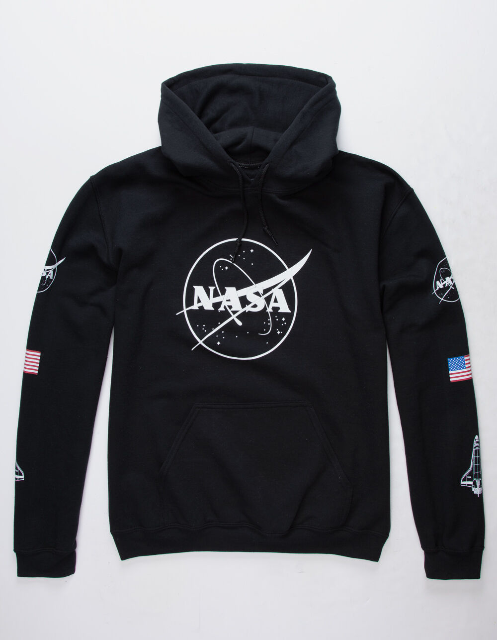 NEON RIOT NASA Logo Mens Hoodie - BLACK | Tillys