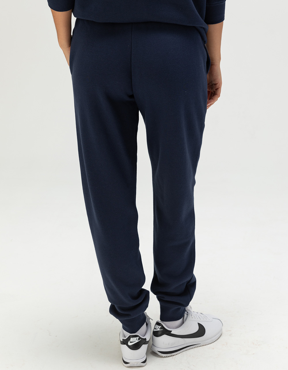 NIKE Sportswear Club Fleece Womens Mid Rise Joggers - NAVY