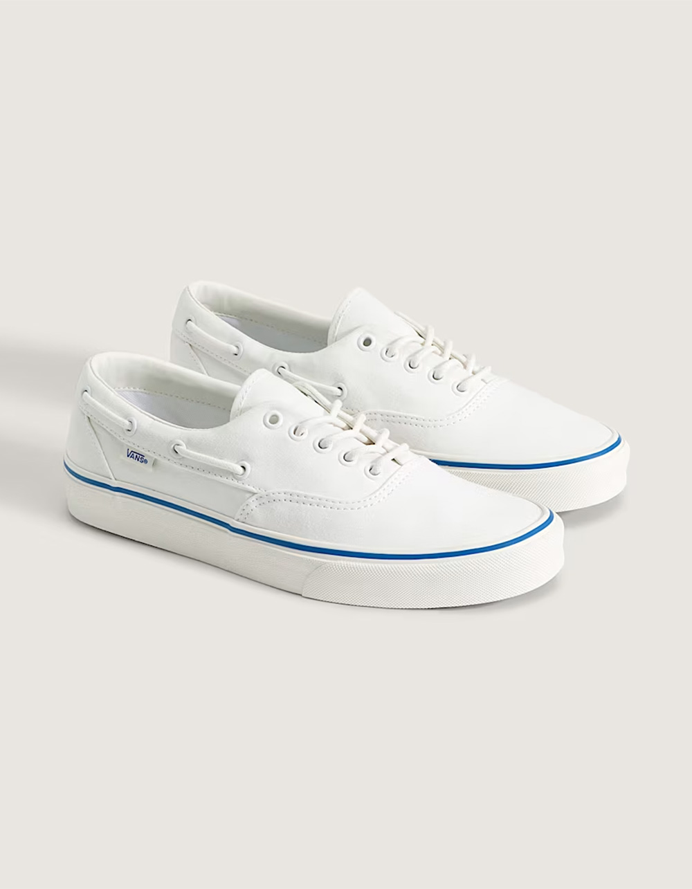 VANS Authentic Boat Shoes - WHITE