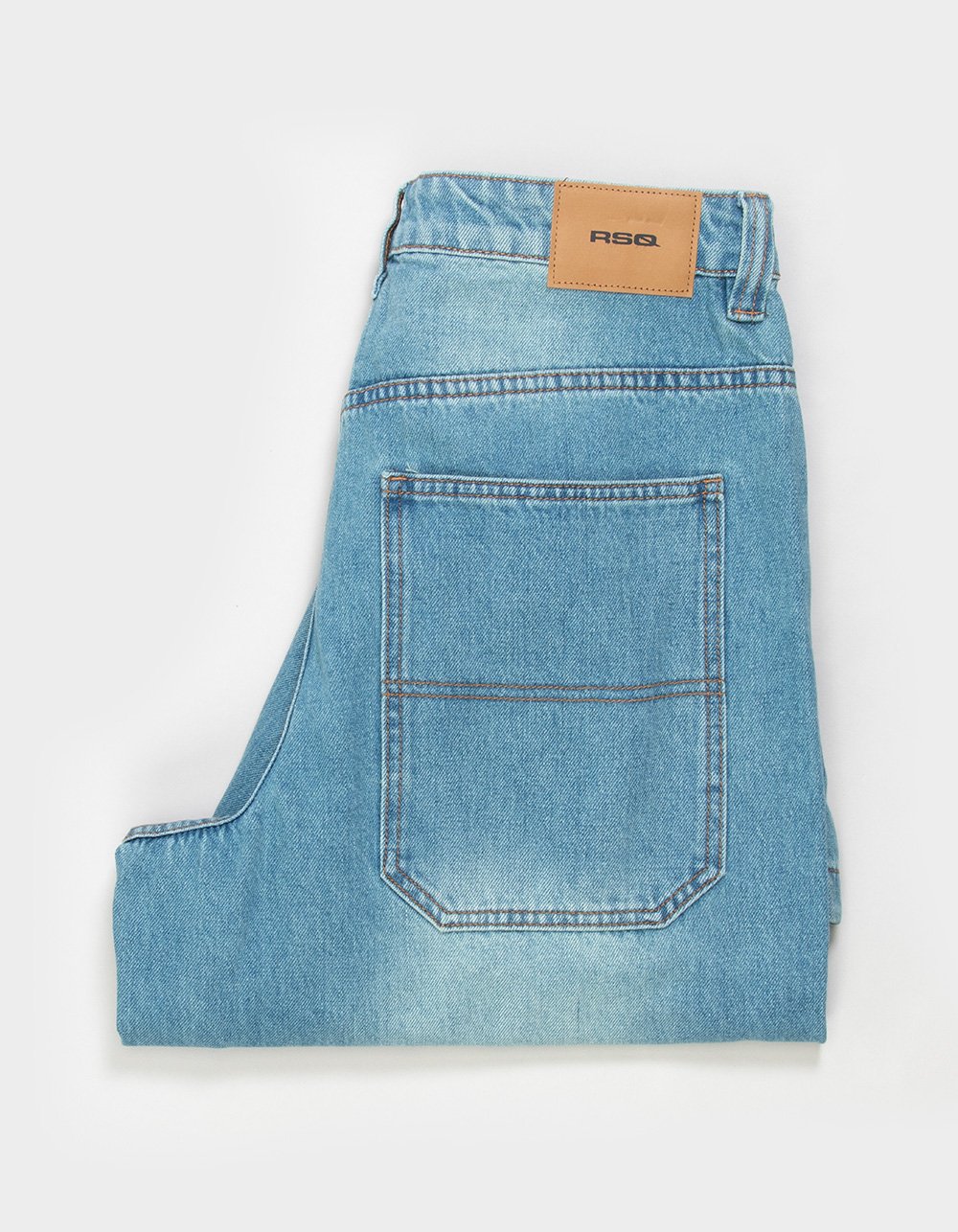 RSQ Mens Ultra Baggy Jeans - LIGHT INDIGO