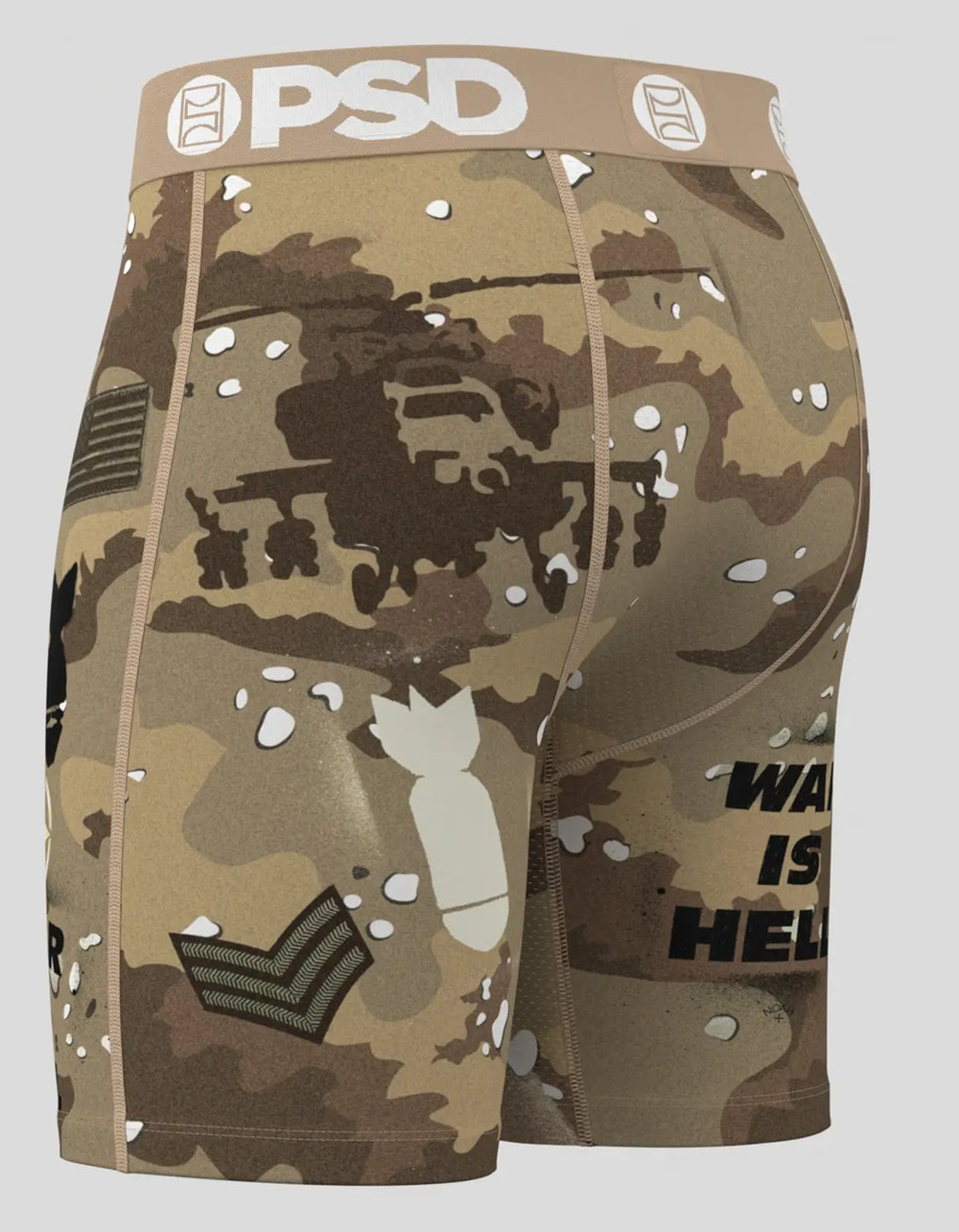 PSD Warface Sandstorm Mens Boxer Briefs - MULTI