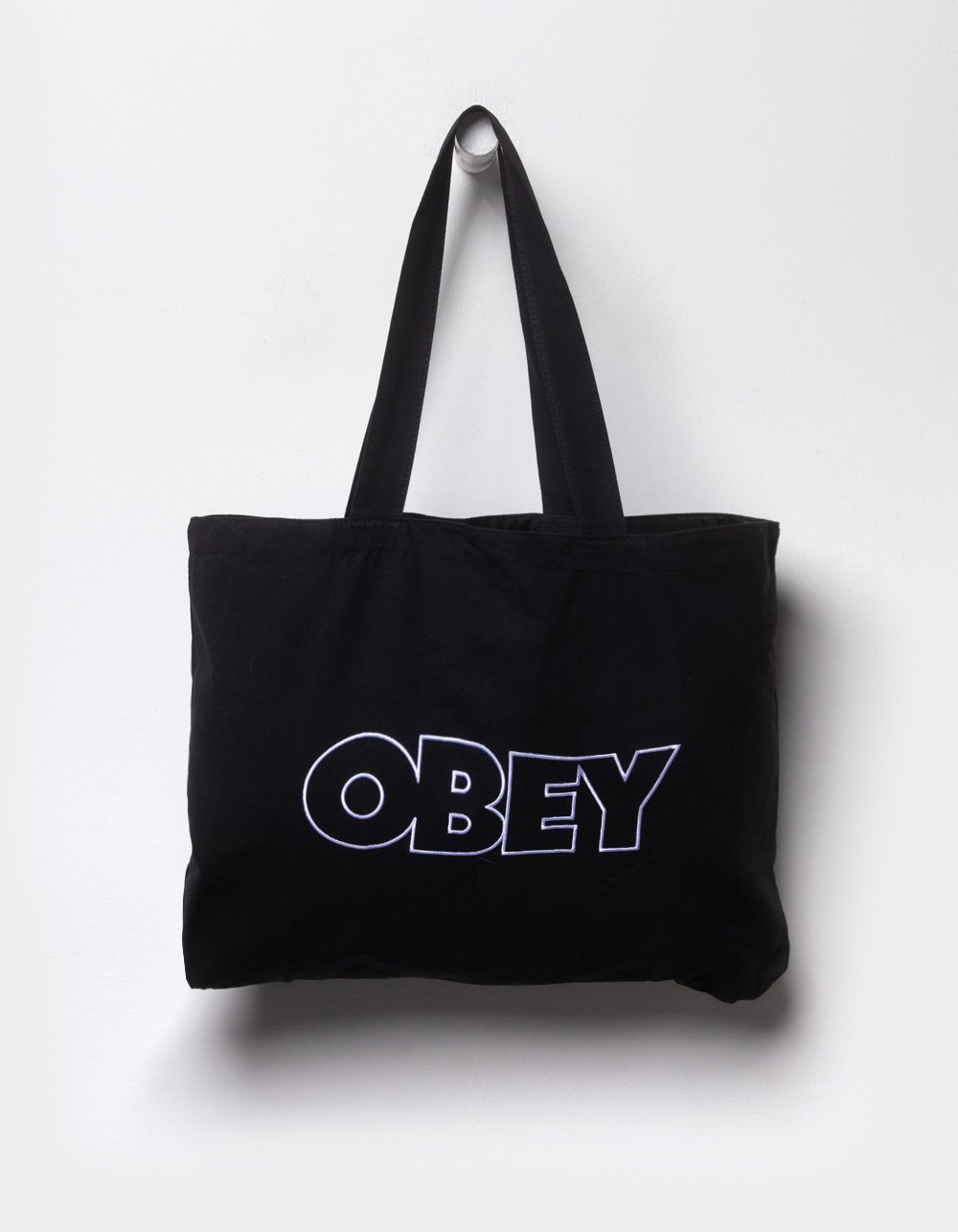 OBEY Outline Canvas Tote Bag