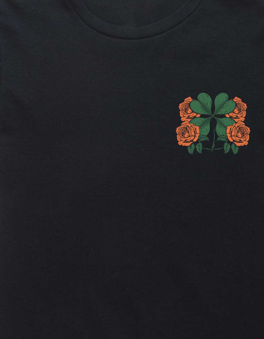 Clover Lucky Garden Club Unisex Kids Tee - BLACK