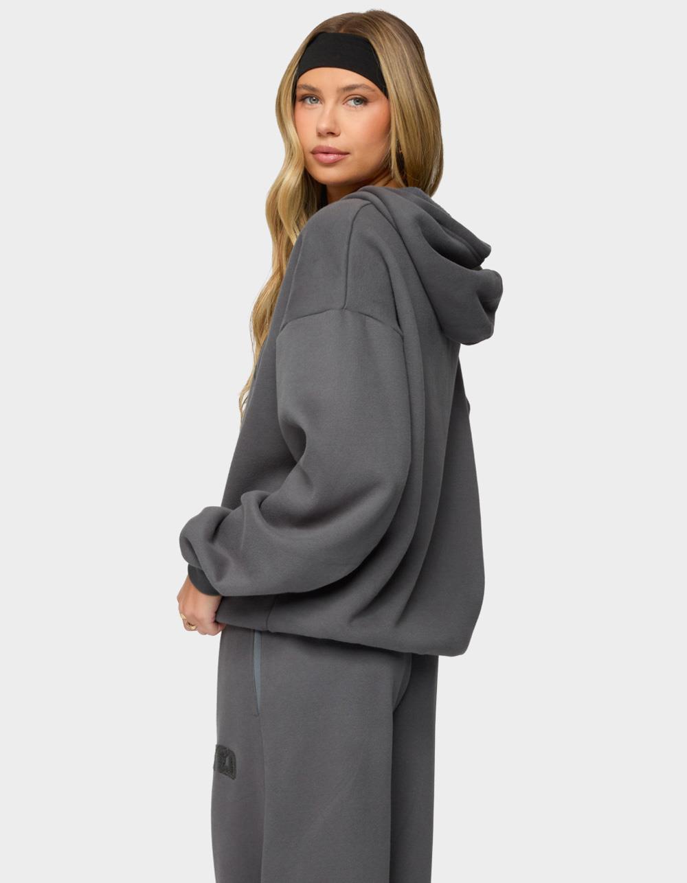Edikted To You Oversized Hoodie - GRAY