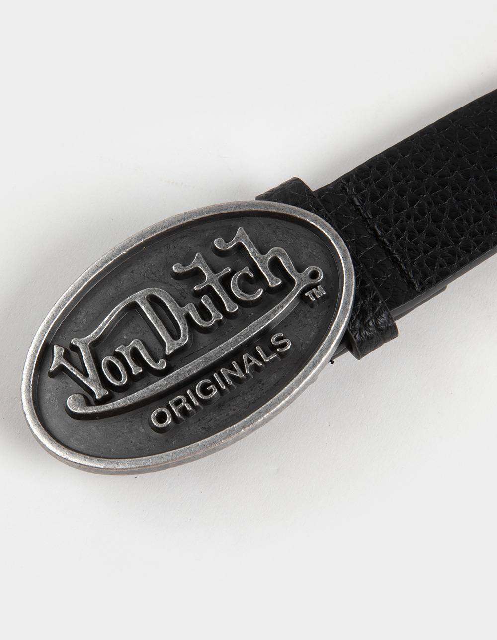 VON DUTCH Buckle Belt - BLACK