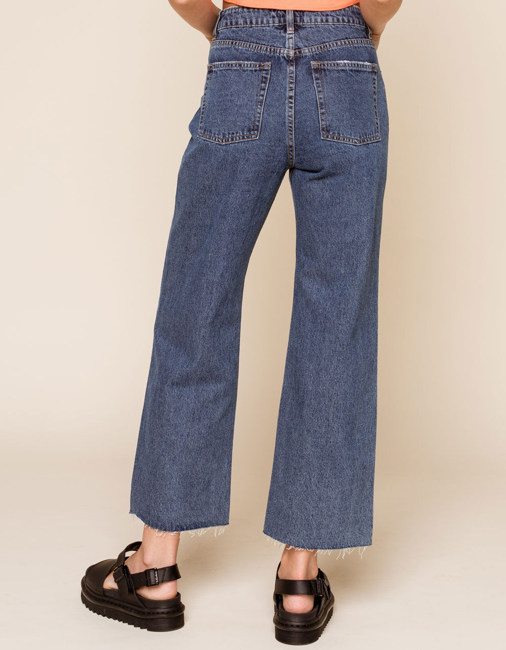 AMUSE SOCIETY Gabi Crop Flare Womens Jeans - VINTAGE BLAST | Tillys