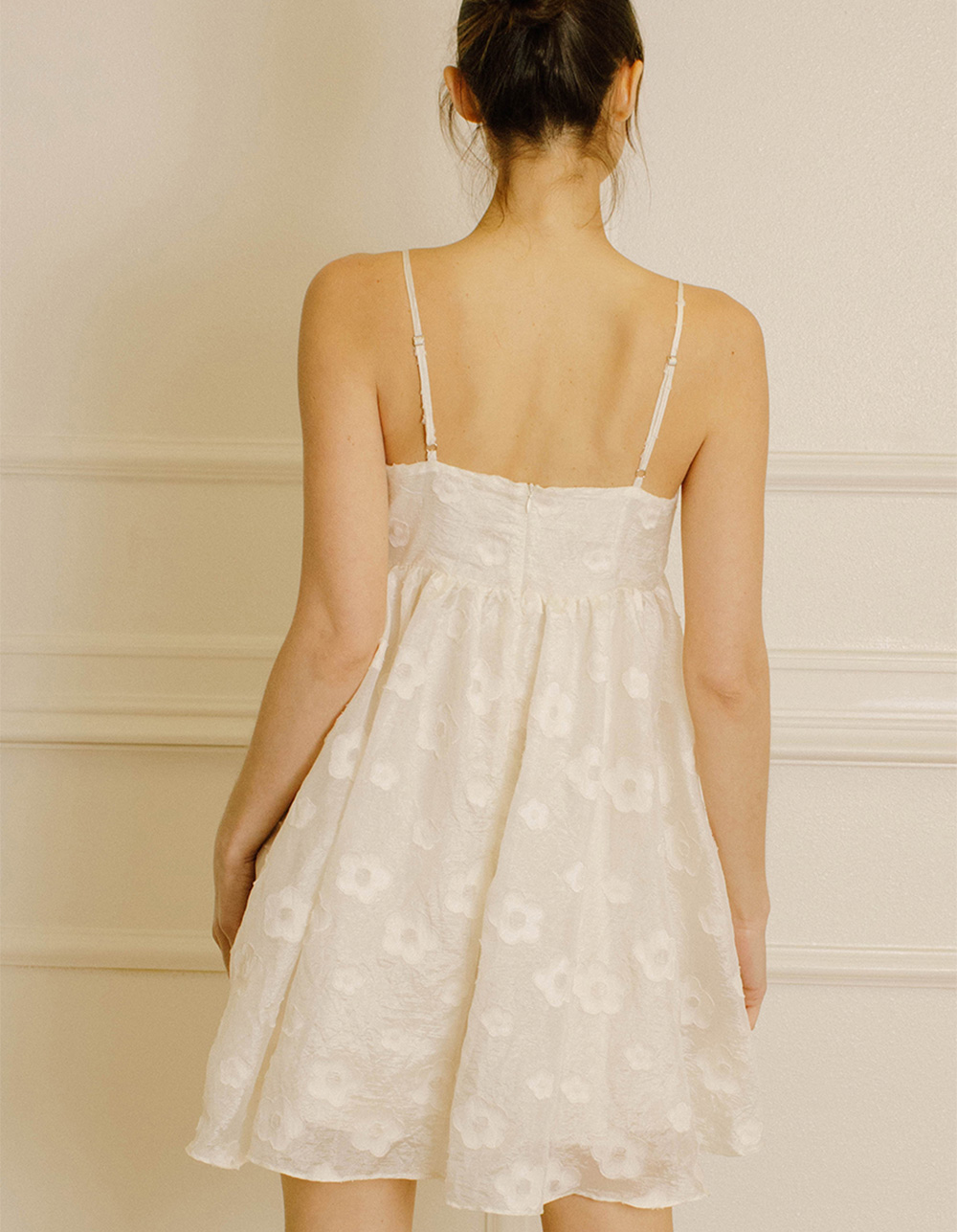 STORIA Womens Babydoll Dress CREAM Tillys