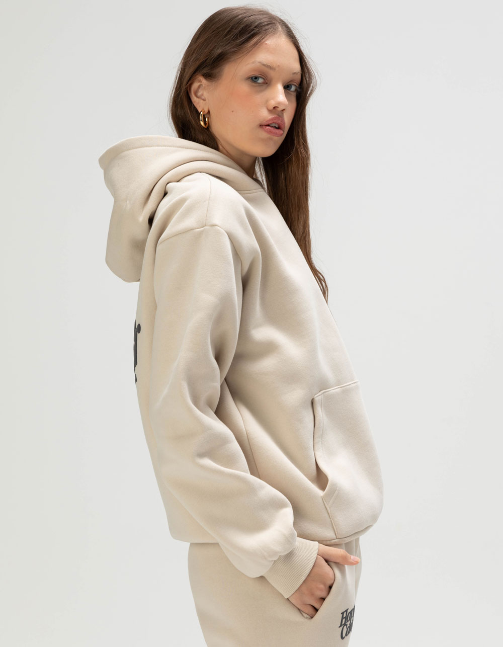 HAPPY CAMP3R Puff Series Womens Hoodie