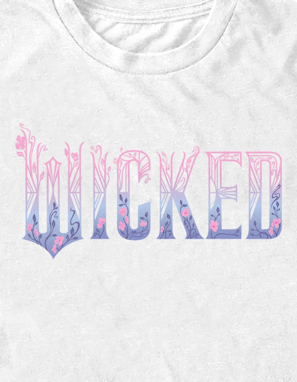 WICKED Flowers Logo Unisex Tee - WHITE