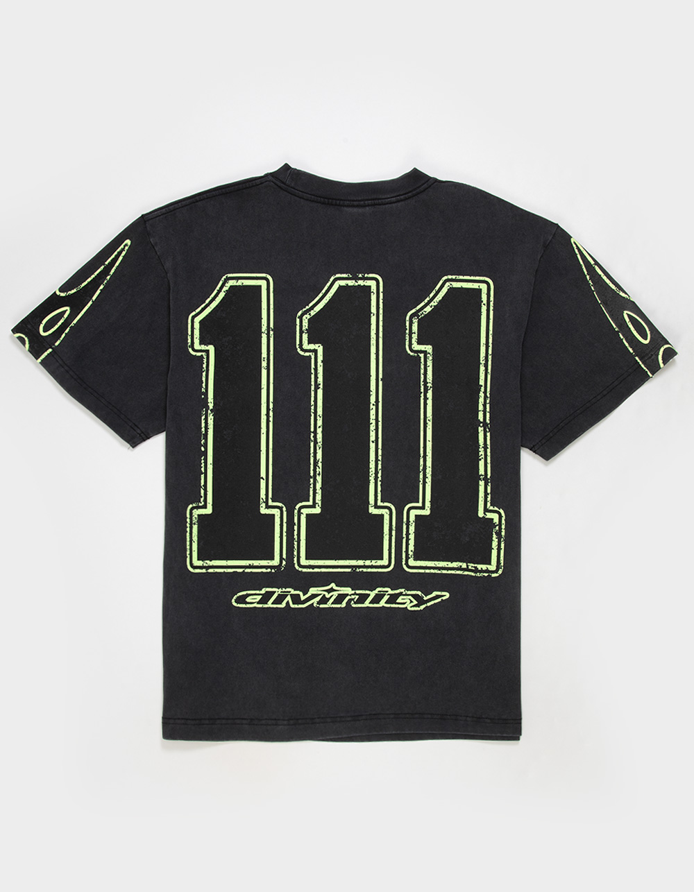 ALPHA COLLECTIVE Divinity Mens Boxy Tee - WASHED BLACK