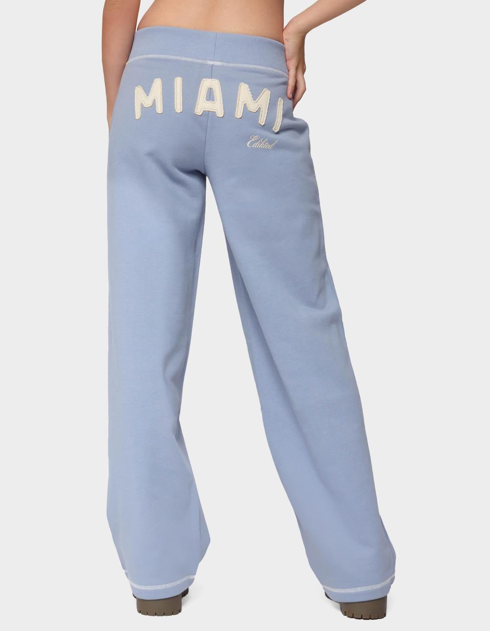 EDIKTED Miami Babe Sweatpants - BLUE