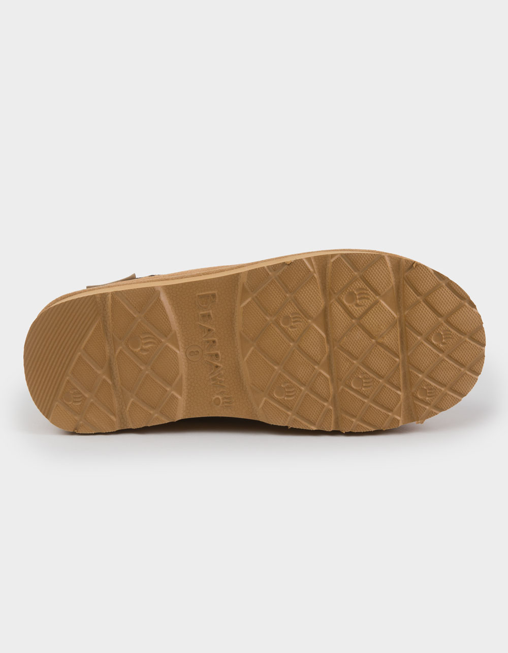BEARPAW Martis Womens Suede Slippers - LATTE