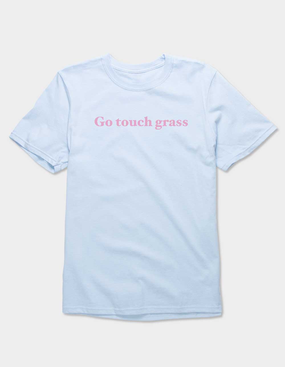 OUTSIDE Touch Grass Unisex Tee - LIGHT BLUE