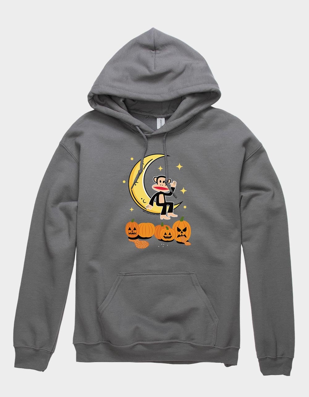 PAUL FRANK Julius Moon Unisex Hoodie - CHARCOAL