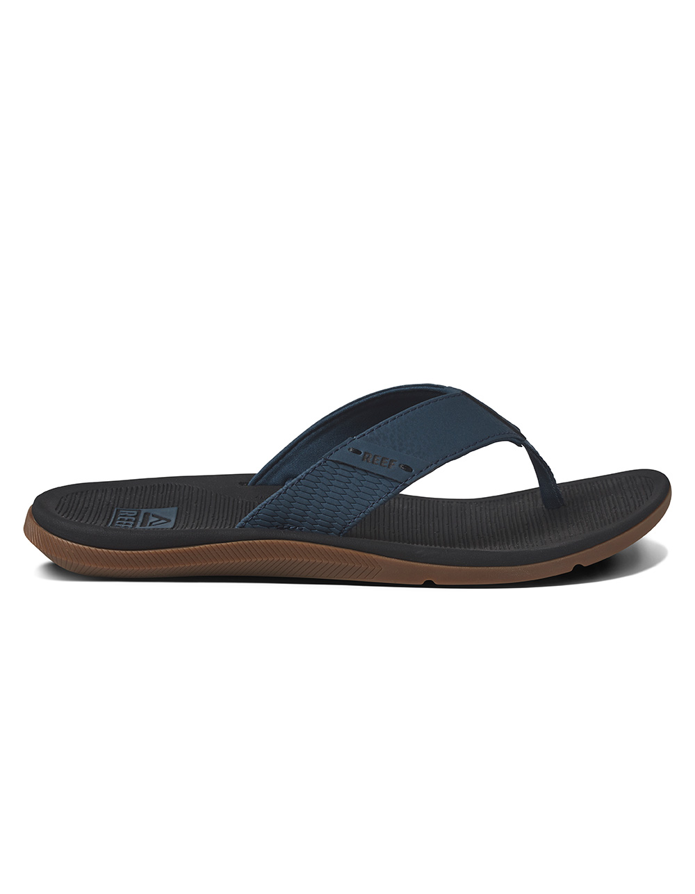 REEF Santa Ana Mens Flip Flops - BLACK