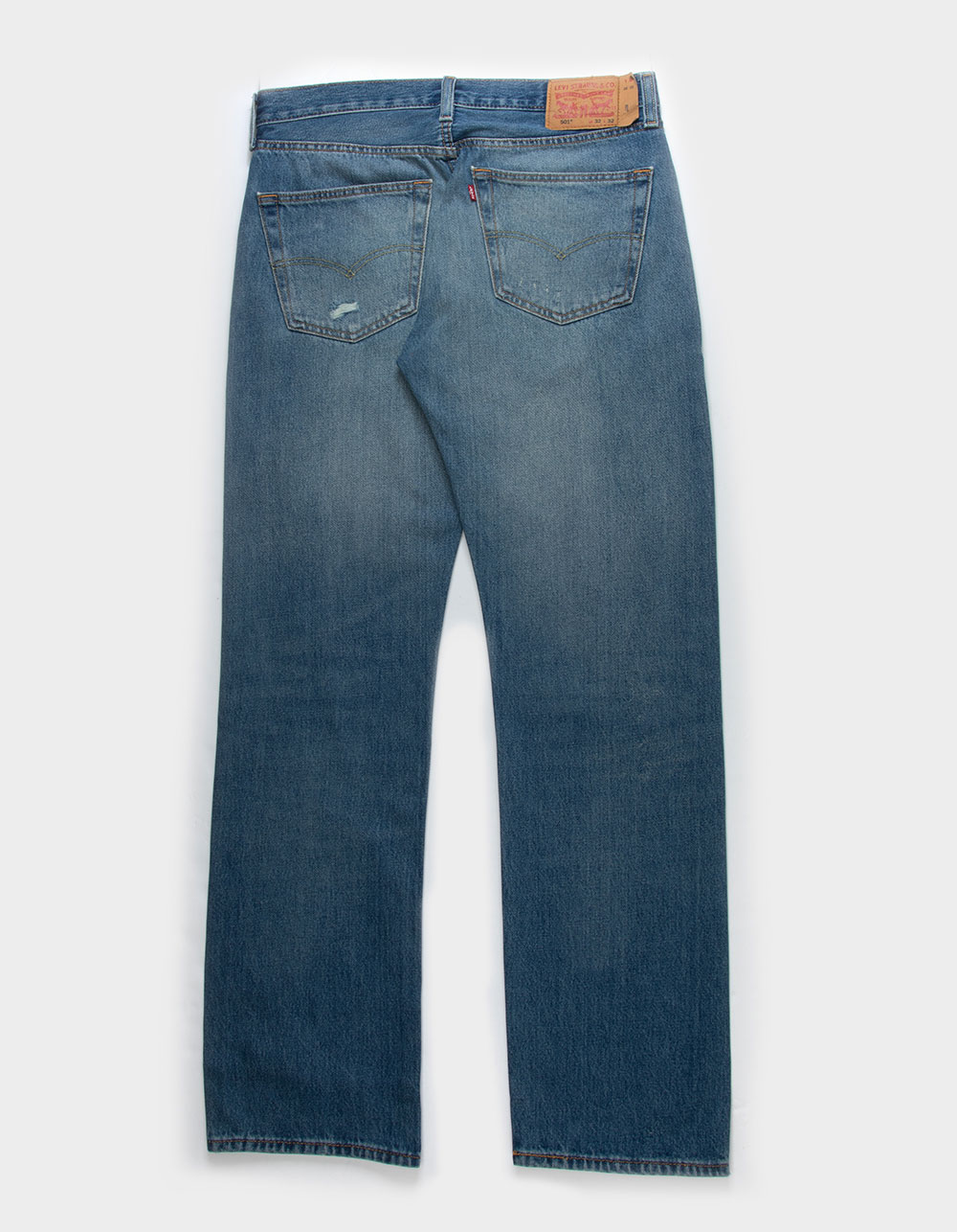 LEVI'S 501 Original Mens Jeans - Early Bird Blue - DESTRUCTIVE | Tillys