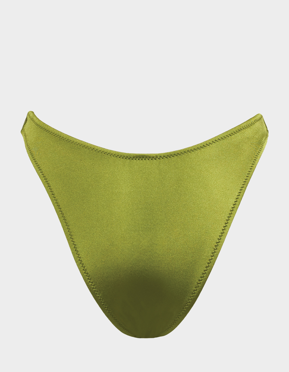 VYB SWIM Head Over Heels Chelsea Scoop Bikini Bottoms - DK GREEN