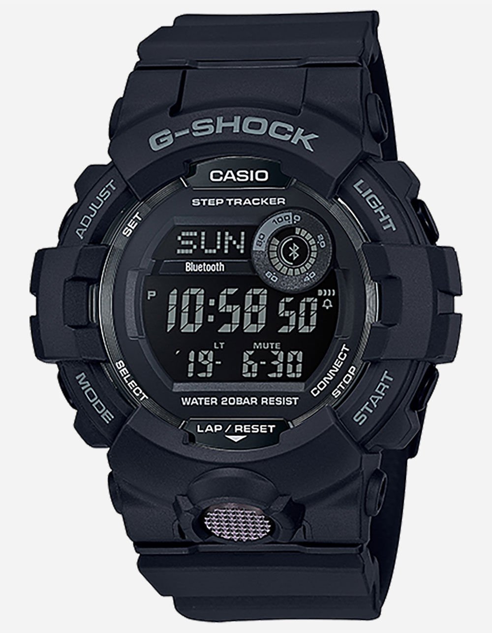 G-SHOCK GBD-800-1B Black Watch - BLACK