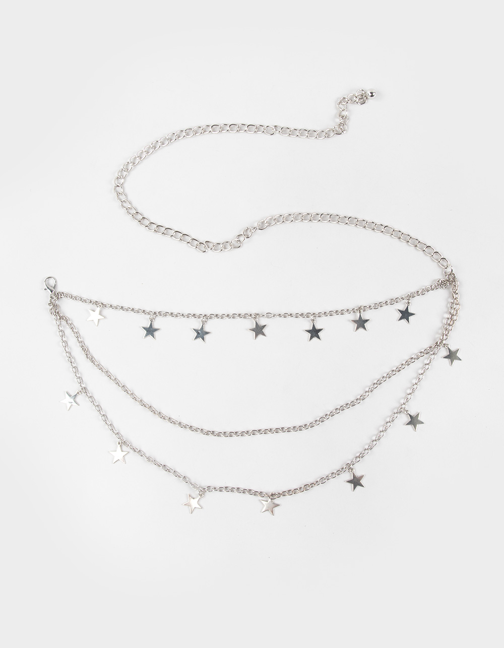 Dainty Star Chain Belt - SILVER