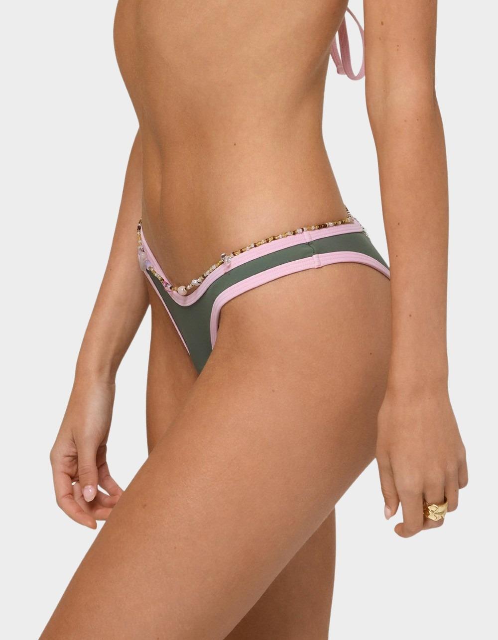 EDIKTED Dina Contrast Bikini Bottoms