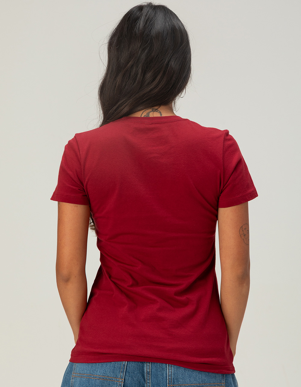METAL MULISHA Poison Petals Womens Fitted Tee - RED