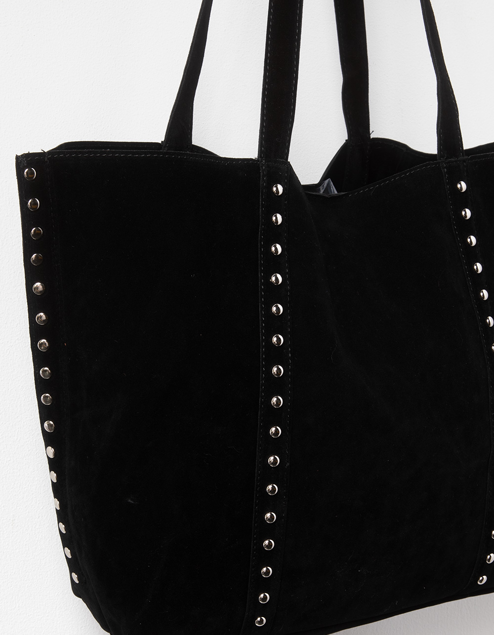 Studded Tote Bag - BLACK