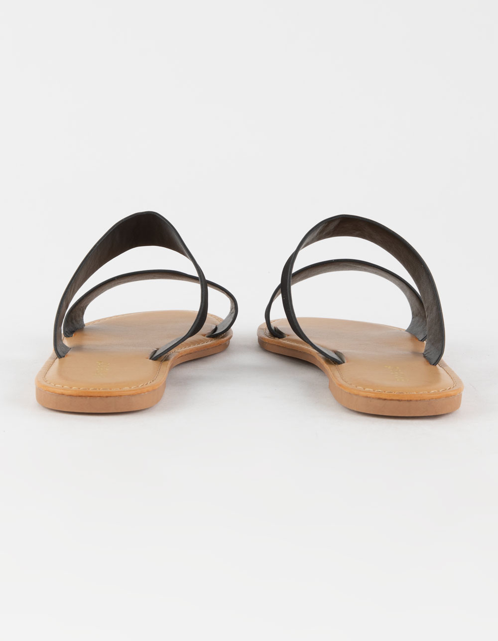 BAMBOO Double Strap Womens Sandals - BLACK | Tillys