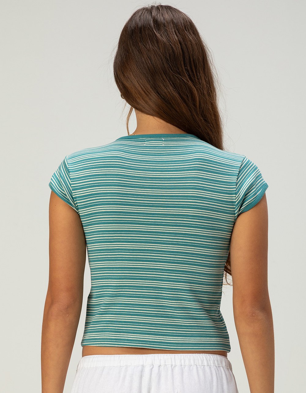 BILLABONG Oslo Womens Fitted Tee - BLUE COMBO