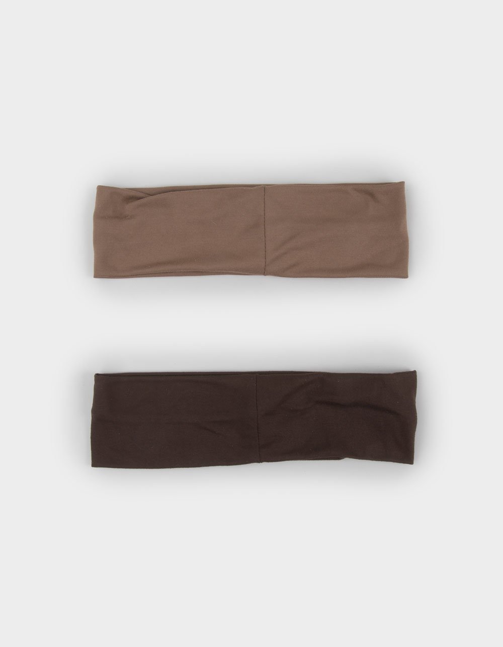 FULL TILT 2 Pack Grommet Cotton Headbands - BROWN