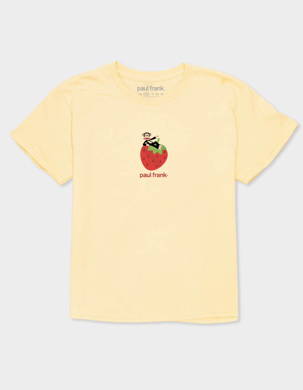 PAUL FRANK Strawberry Girls Tee - LT YELLOW