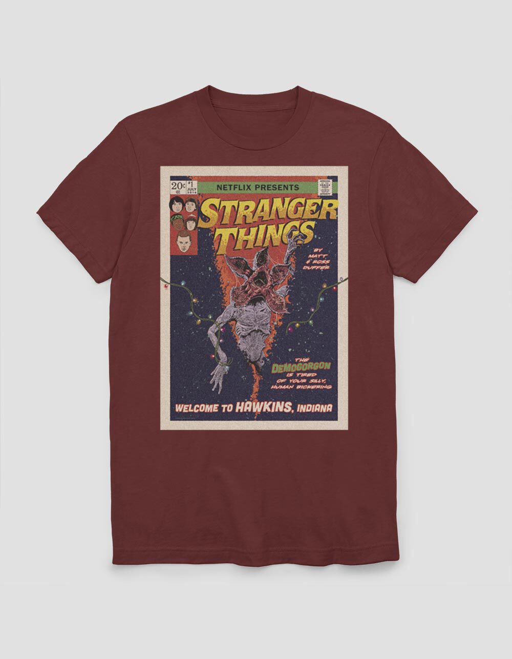 STRANGER THINGS Comic Cover Unisex Tee
