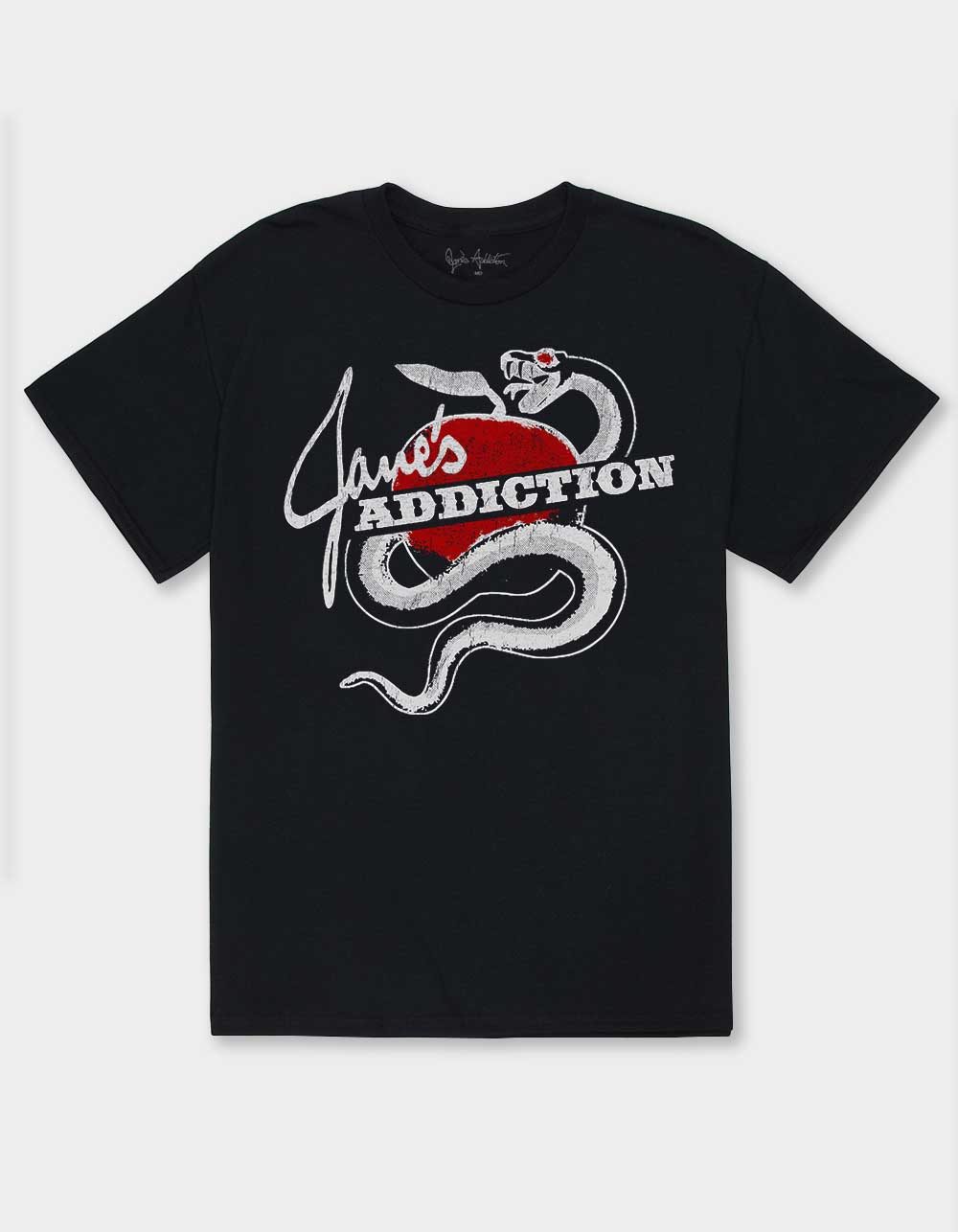 JANE'S ADDICTION Snake Apple Unisex Tee - BLACK