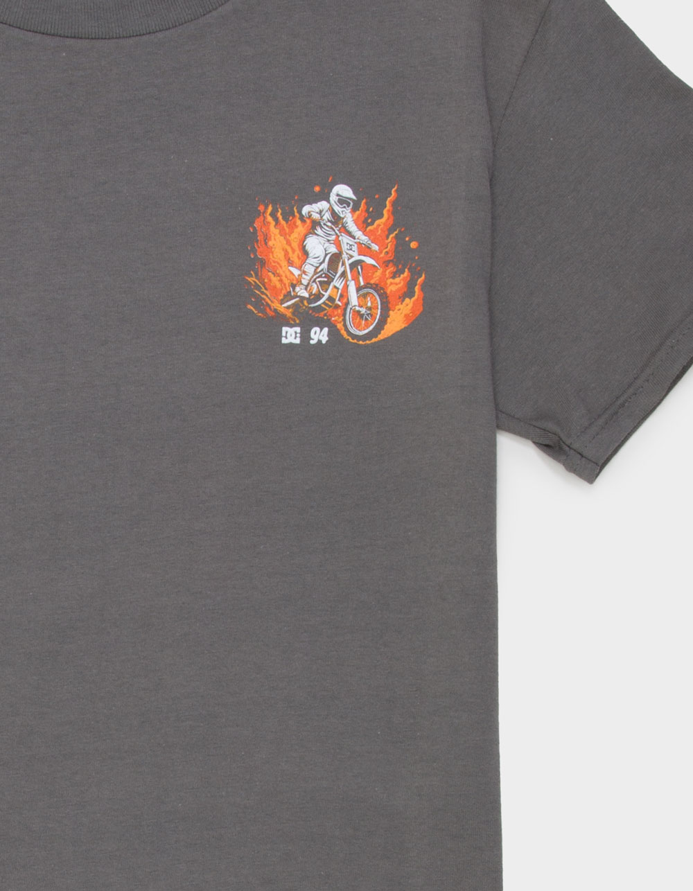 DC SHOES Leading The Pack Boys Tee - CHARCOAL