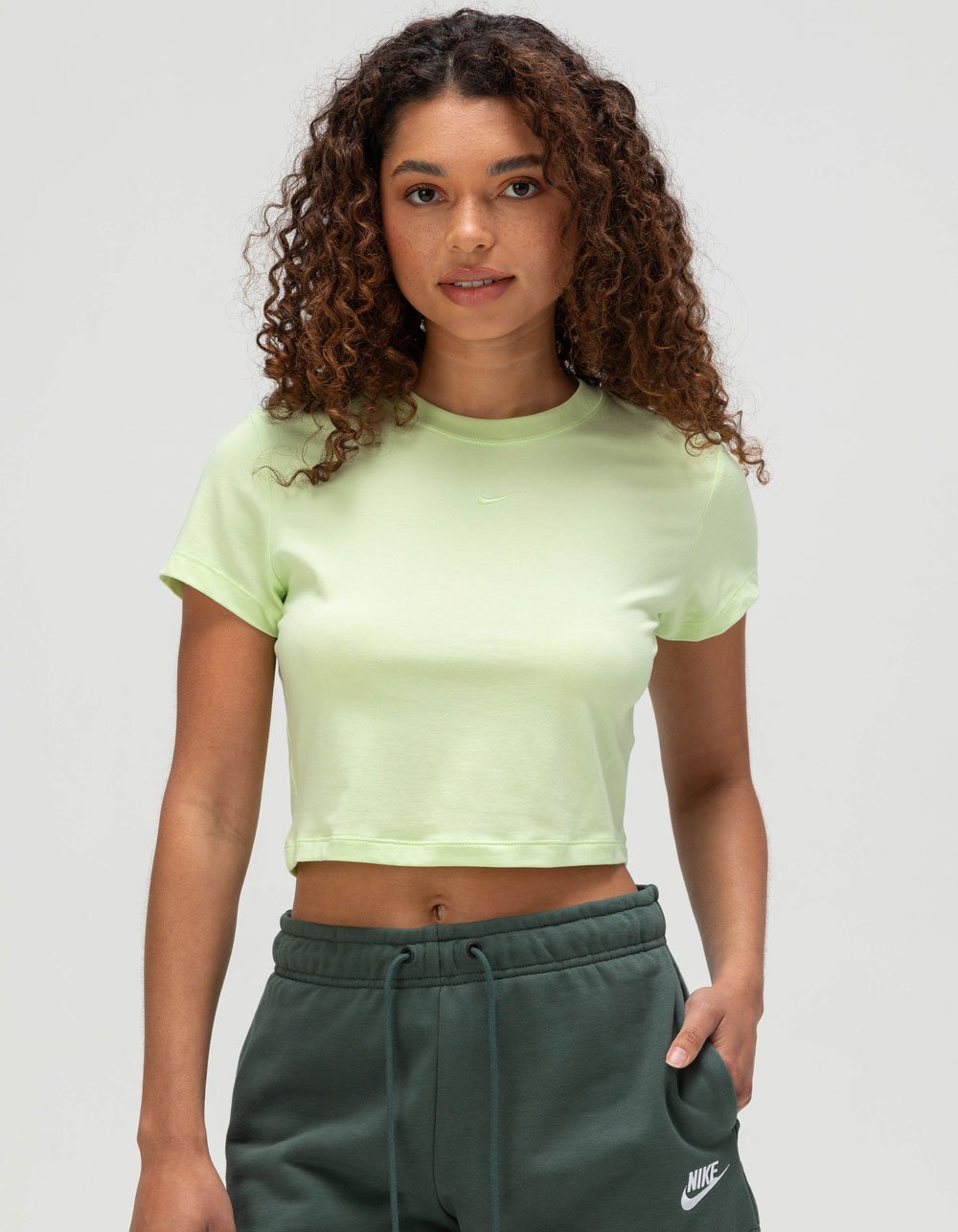 NIKE Sportswear Chill Knit Womens Crop Tee