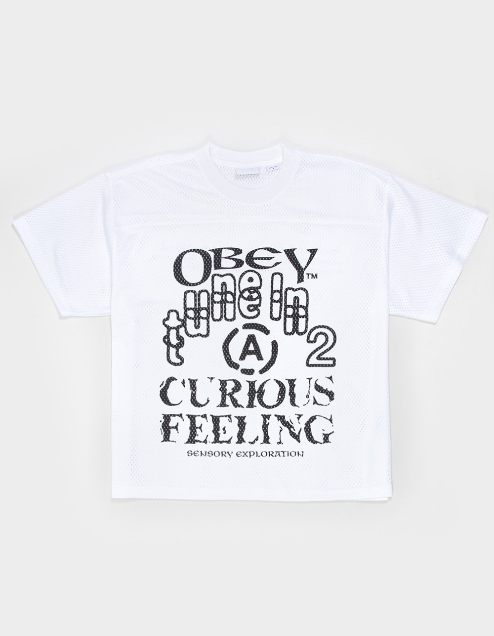 OBEY Elm Mens Mesh Practice Jersey - WHITE